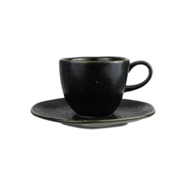 Imagem de Xícara De Chá 220mL Com Pires Porcelana Ryo Volcano Oxford