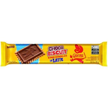 Imagem de Biscoito Garoto Choco Biscuit Sabor Chocolate Ao Leite 78g, Biscoito d