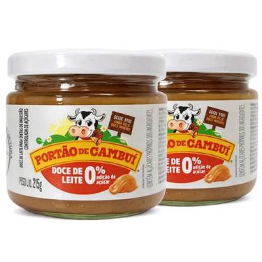 Imagem de Kit 2 Doce de Leite Zero Açucar PORTÃO DO CAMBUI 215g - Portão Do Camb