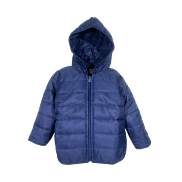 Imagem de Jaqueta Puffer Infantil Juvenil Inverno - Fofotinhos, Azul, Marinho, 1