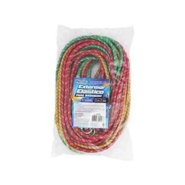 Imagem de Elástico para Bagageiro 1,5m Western 11011 - 10 Unidades, Colorido, 1,