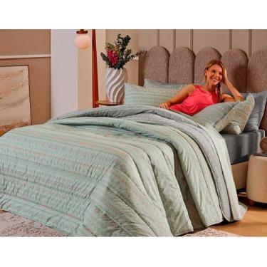 Imagem de Jogo De Cama Queen Crystal 100% Algodão 4 Peças - Teka -