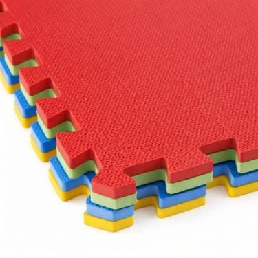 Imagem de Tapete EVA Infantil com 4 Peças Cores Sortidas 60cm - Supertem