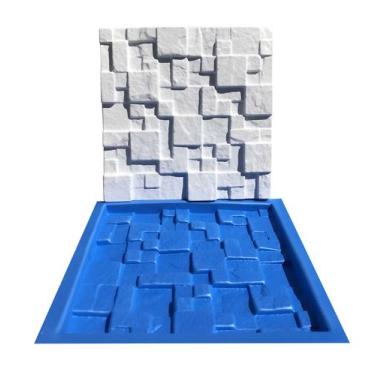 Imagem de Forma Mosaico Borracha E Plástico Placa Gesso - Lindissímo - Xmoldes F