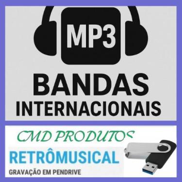 Imagem de Pen drive 8gb com Músicas = Bandas Internacional - Playlist com as Mel