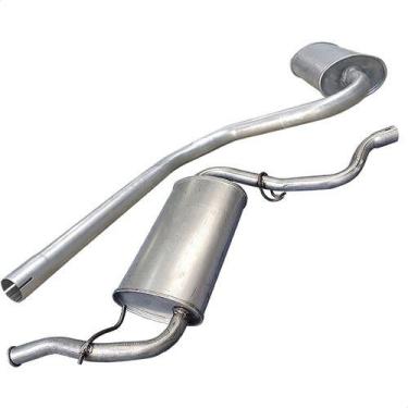 Imagem de Kit Escapamento Abafador + Silencioso Uno 1.6 8v 95 A 97 - ScapJá