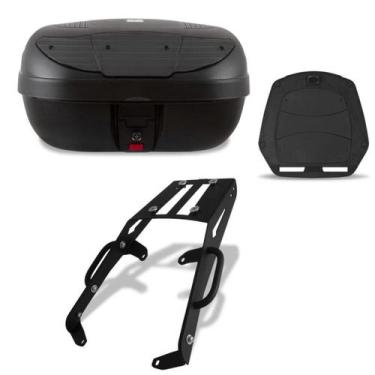 Imagem de Bau De Moto 45 Litros Pro Tork Com Bagageiro Versys 650 2010 Até 2013,