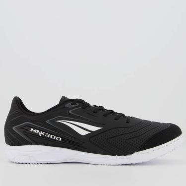 Imagem de Chuteira Penalty Max 300 Y-1 Futsal Preta e Branca-Unissex