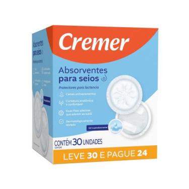 Imagem de Absorventes para Seios Cremer 30 Unidades