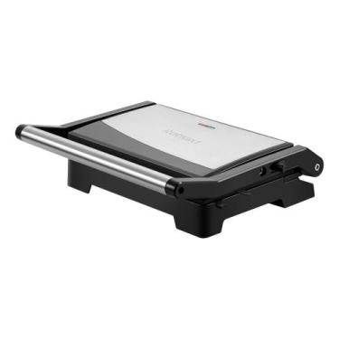 Imagem de Grill Essencial Itatiaia 1000W Preto Inox 127V Grelha para Carnes, leg