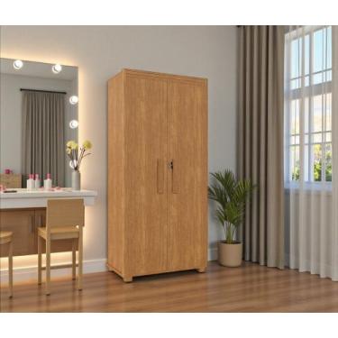 Imagem de Armario Multiuso Dispensa em MDF Com Duas Porta Com Chave Cor:CINAMOMO
