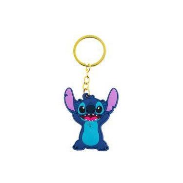Imagem de Chaveiro stitch silicone 6x5cm - disney