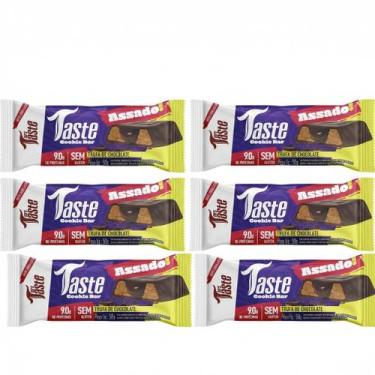 Imagem de Kit 6 barra de proteina trufa de chocolate 50g 9g proteina - MRS TASTE