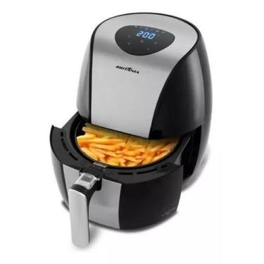 Imagem de Fritadeira Air Fry Britânia Digital Inox Bfr20pi 1500w 220v, Preto, 22