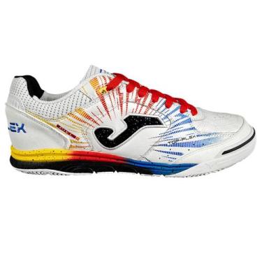 Imagem de Chuteira Futsal Joma Top Flex Rebound Adulto Edição Especial, Branco, 