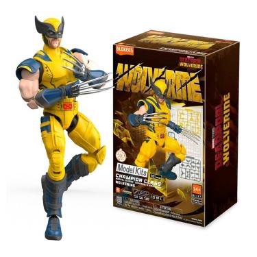 Imagem de Boneco Blokees Marvel Wolverine Champion Class - Polibrinq