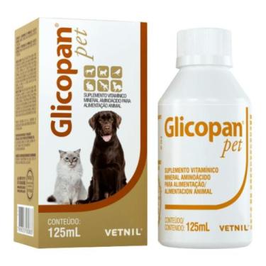 Imagem de Suplemento Glicopan Pet para Cães e Gatos com 125 ml - Vetnil