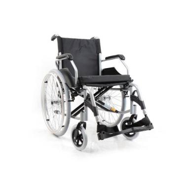 Imagem de Cadeira de Rodas Manual Dobrável em Alumínio modelo D600 - Dellamed, 4