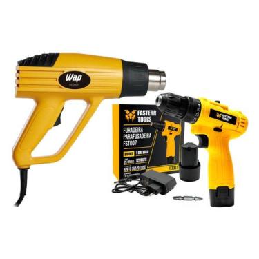 Imagem de Soprador Térmico Profissional EST2000 1500W 127V com afusadeira e Fura