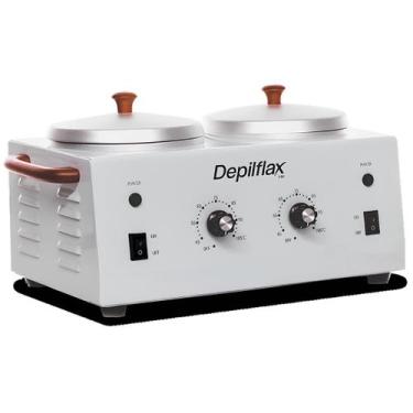 Imagem de Termocera Dupla Depilflax 500g Aquecedor Cera Tabletes Perolas Tempera