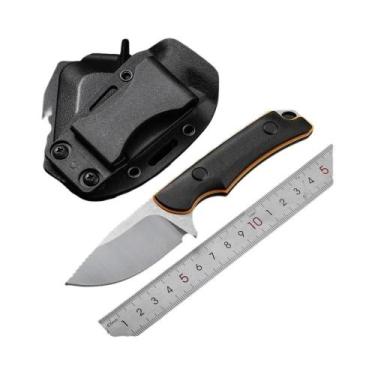 Imagem de 2026 NOVO Canivete EDC de Lâmina Fixa Pequeno para Acampamento e Pesca
