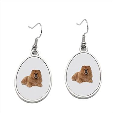 Imagem de Brinco Chow Chow para cães – Brincos pendurados para meninas – Presente de festa de aniversário dos namorados