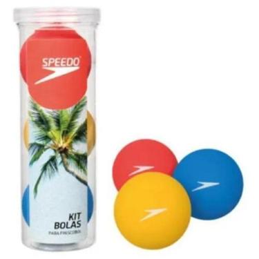 Imagem de Kit Bolas Frescobol Speedo - Cores