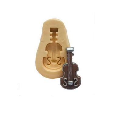Imagem de Molde De Silicone Violino, Instrumento Musical