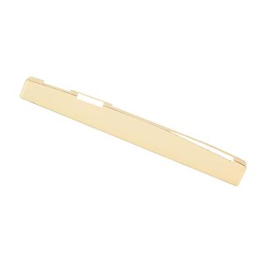 Imagem de Sela de guitarra acústica, fácil instalação metal bonito design 74mm durável sela de guitarra acessório para substituição