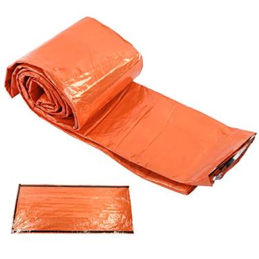 Imagem de SOGT Saco de dormir, saco de dormir dobrável ao ar livre, laranja compacto impermeável para caminhadas e acampamento