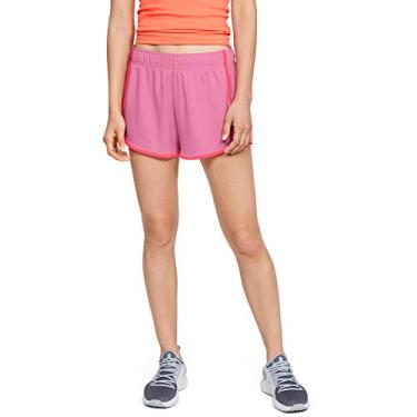 Imagem de Short feminino Under Armour Tech Mesh 7,6 cm, Lipstick (691)/Beta, XX-Large