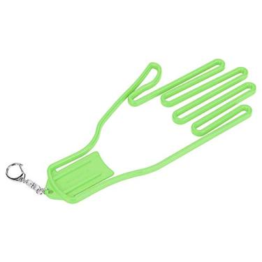 Imagem de Luvas de golfe extensíveis Bnineteenteam, luvas de golfe de plástico DIY para manter as luvas extensíveis com suporte de armação e gancho, Verde