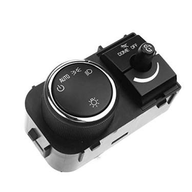 Imagem de A-Premium Interruptor de farol compatível com Chevrolet Silverado 1500 Suburban Tahoe GMC Sierra 2500 3500 HD Yukon 2007-2014 sem lâmpadas de neblina