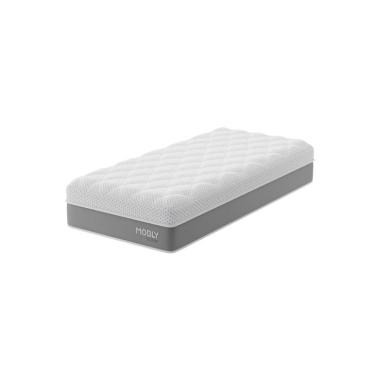 Imagem de Colchão Solteirão Sublime Mola Ensacada e Espuma Viscoelástica (32x96x203) Cinza e Branco