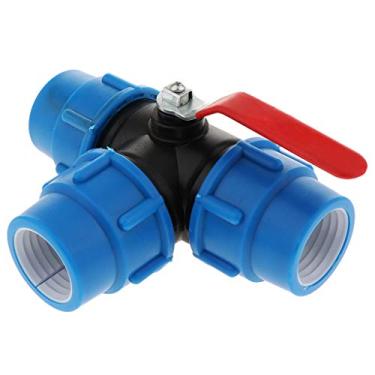 Imagem de Fenteer 32/40 mm com tubo de válvula acoplador de tubo de irrigação adequado para ferramentas de jardinagem, núcleo de aço de 40 mm