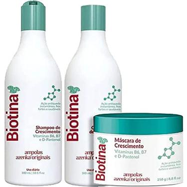 Imagem de Azenka Biotina - Kit de Crescimento Trio (3 Produtos)