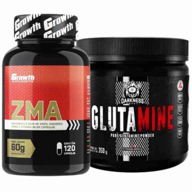 Imagem de Kit Zma 120 Caps Growth + Glutamina 350G Integralmedica - Growth Suppl