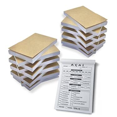 Imagem de Kit Combo 20 Blocos de Comanda para Açai/Açaí