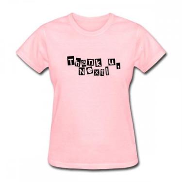 Imagem de Camiseta Baby Look Feminina Thank U Next Ariana Grande Músic - Gusdan