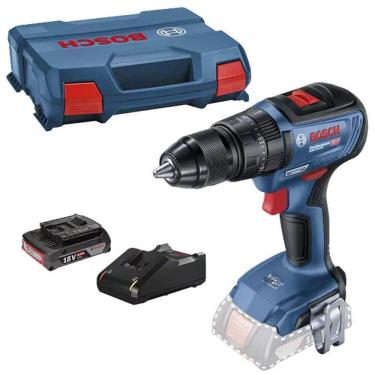 Imagem de Parafusadeira/Furadeira - Bateria GSB 18v-50 - 1 Bateria - Com Maleta - 0601.99H5.1E4 - Bosch