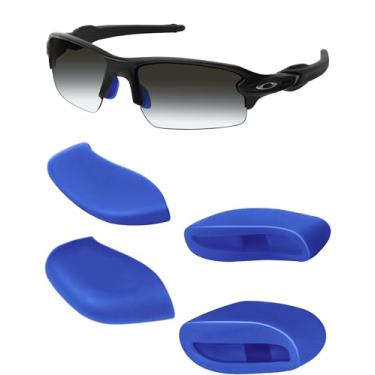 Imagem de Mryok Almofadas de nariz de substituição para óculos de sol Oakley Flak Draft OO9364 / Flak Draft Asian Fit OO9373 - Opt, Azul, One Size