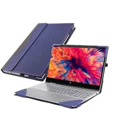 Imagem de WODBAO Capa para notebook HP ZBook Firefly 16 polegadas G10 PU capa coldre HP ZBook Firefly 16 G9 Mobile Workstation capa para laptop (azul escuro)