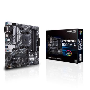 Imagem de Placa Mãe Asus Prime B550M-A AM4 DDR4 VGA DVI-D HDMI M.2 USB3.2