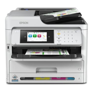 Imagem de Impressora Multifuncional Epson Workforce Pro WF-C5810 Eth Wi-Fi Duplex ADF Bivolt - Branco