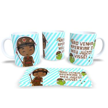 Imagem de Canecas Branca de Porcelana Personalizadas Nordestino (Mod.6)