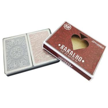 Imagem de Kit 2 Baralhos de Plástico 54 Cartas - Aliança