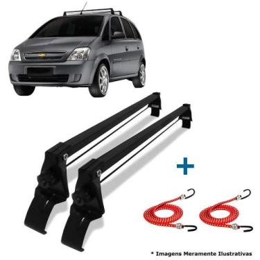 Imagem de Rack de Teto Bagageiro + 2 Elásticos Meriva Ano 03/12 4 Portas - Vhip