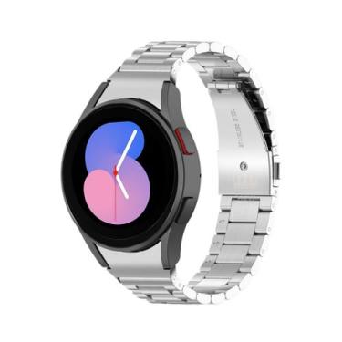Imagem de Pulseira Aço Inoxidavel Fecho Curvo Para Galaxy Watch 5 40mm - TechKin