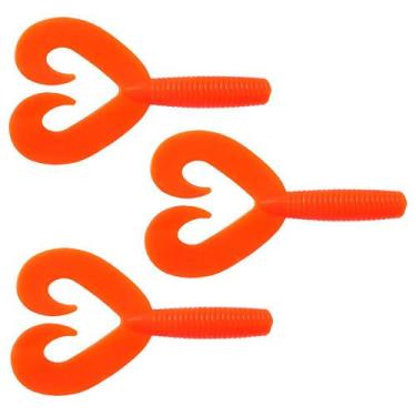 Imagem de Isca Soft Artificial Matadeira Grub Duplo P/ Traíra Cart.3pç