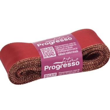 Imagem de Fita de Cetim 22 mm COR 209 Vermelho Natal 10 mt Fitas Progresso - Ins